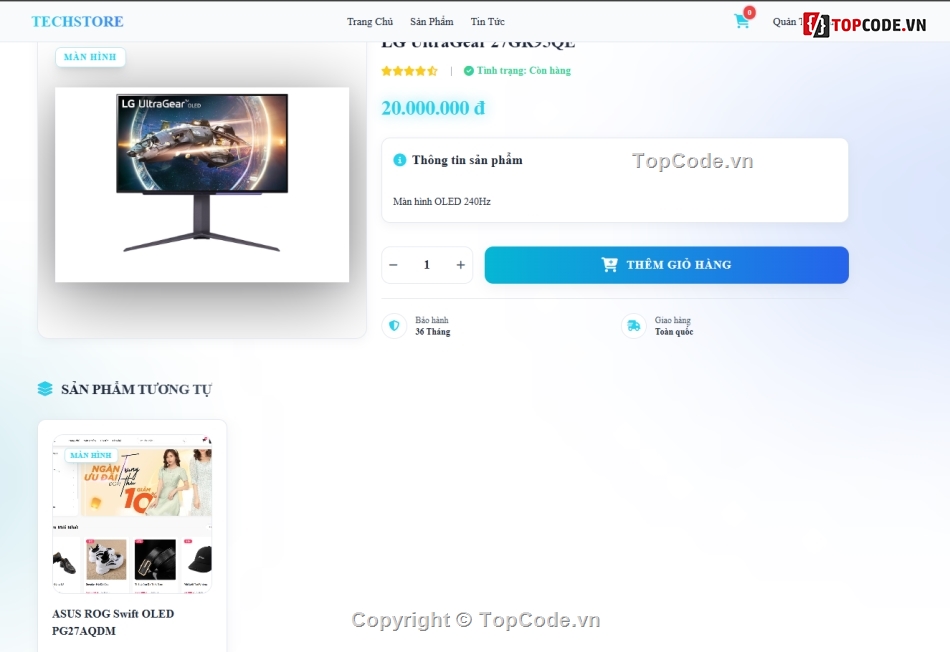 Web bán máy tính,Website bán linh kiện máy tính,Web bán linh kiện máy tính